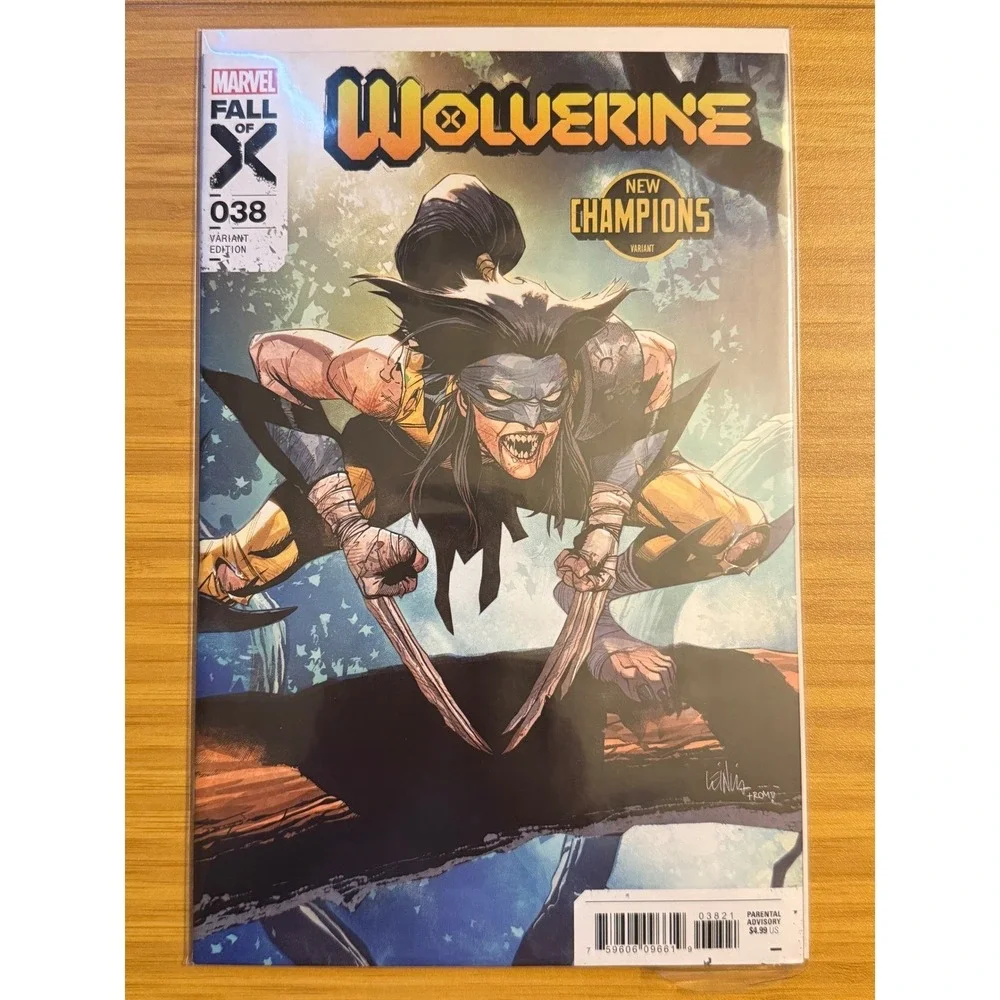Marvel‎ Wolverine 38 New Champions Variant Leinil Yu Fall of X 2023 Comic Book